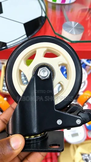 100mm/4inch 360degrees Black Swivel Plate Heavy-Duty Industrial