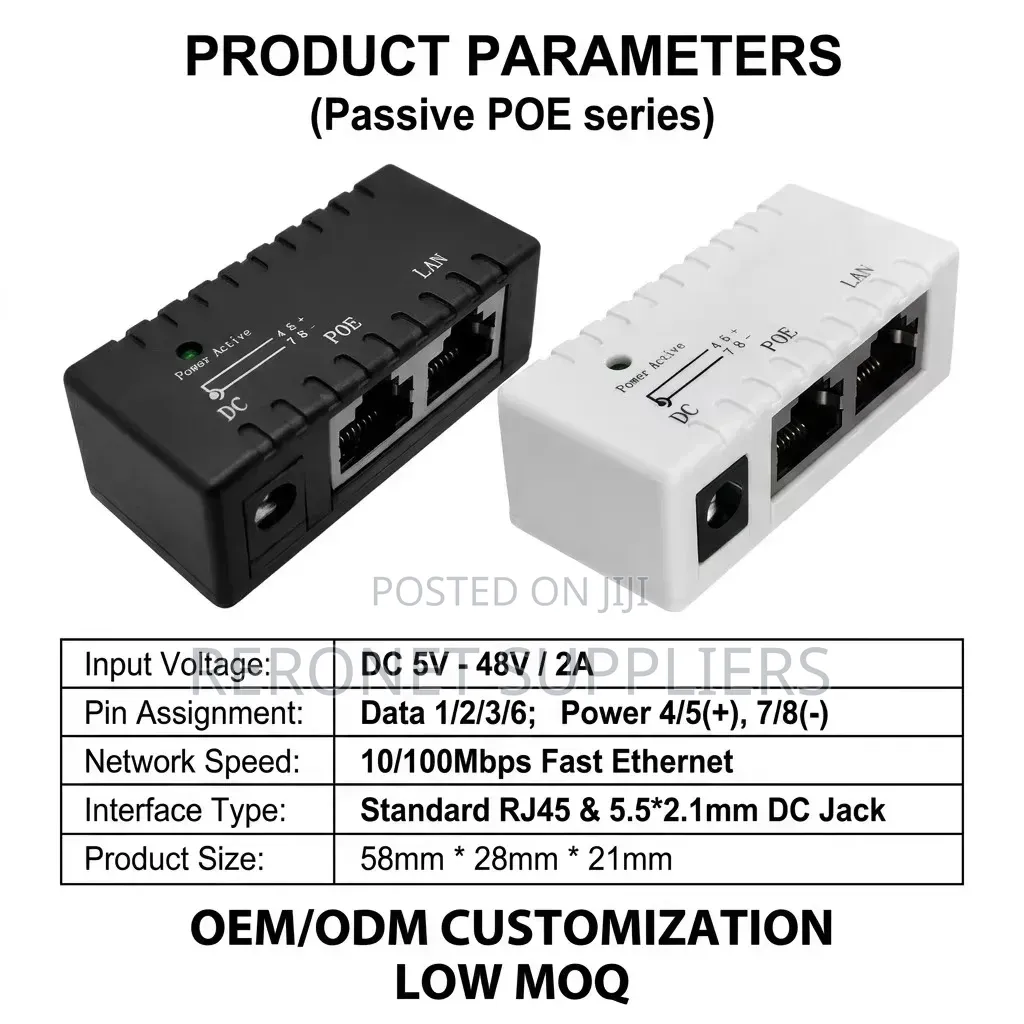 48v Gigabit Passive Poe