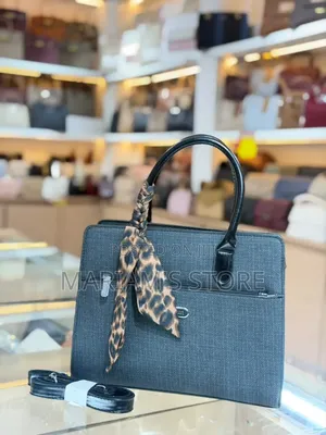 Structured Beige Handbag