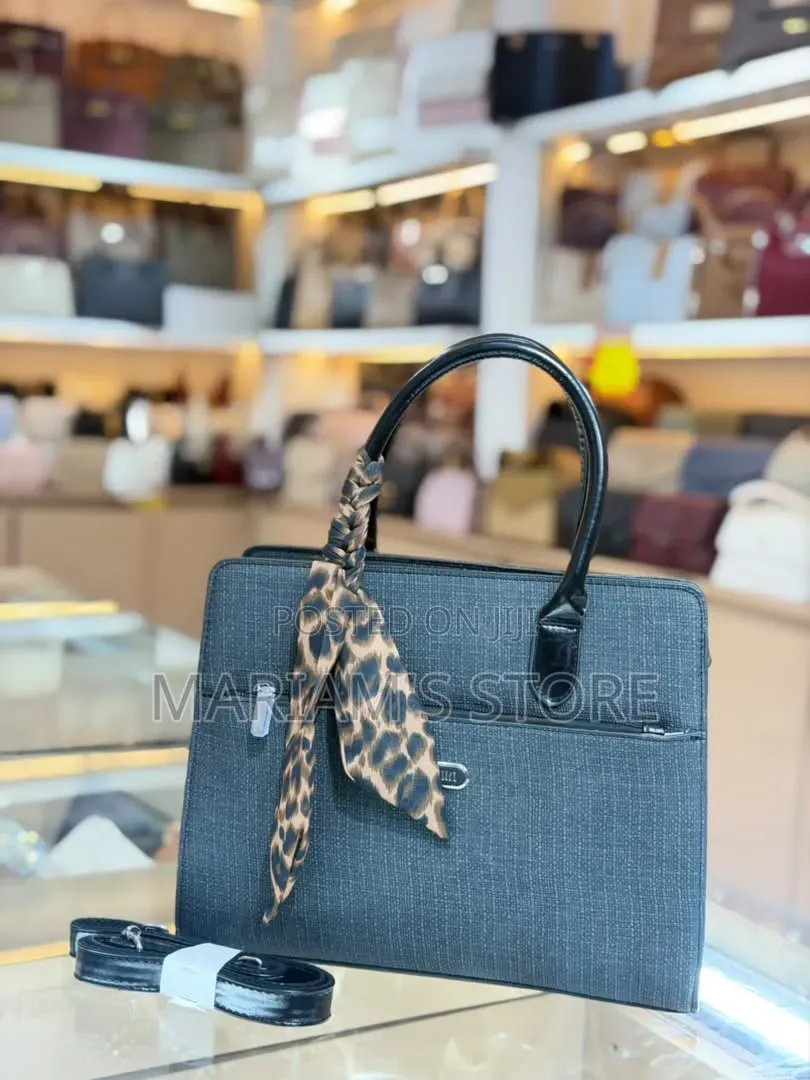 Structured Beige Handbag