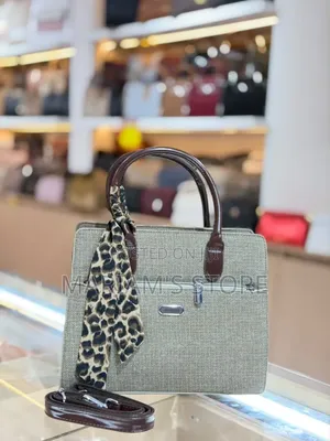 Structured Beige Handbag