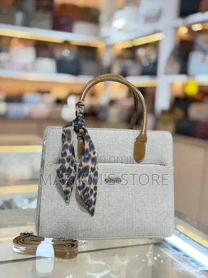 Structured Beige Handbag
