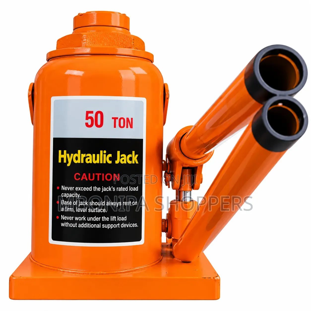 50T Hydraulic Bottle Jack With Pressure Gauge Heavy Duty Car Jack