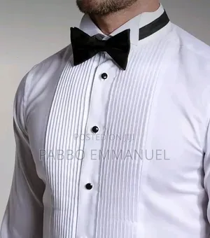2 in 1 Gentle Tuxedo Shirts and Bowtie Set