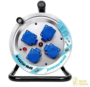 Edon Promax 50M Heavy Duty Industrial Extension Reel (British Type)