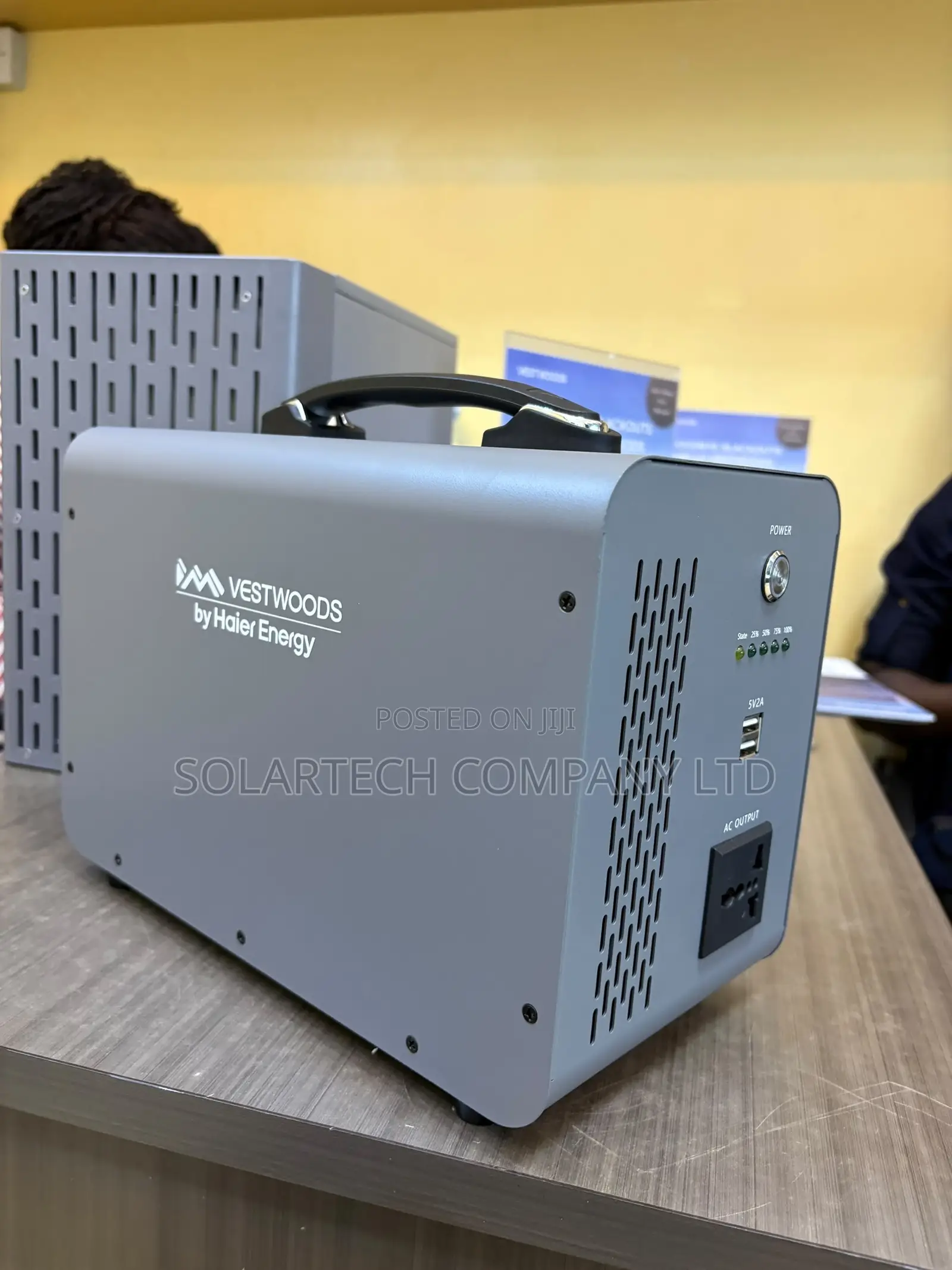 Vestwoods 1kWh LiFePO4 Solar Power Station 20ms UPS in Grey