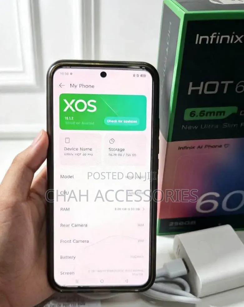 New Infinix Hot 60 Pro 128 GB Black