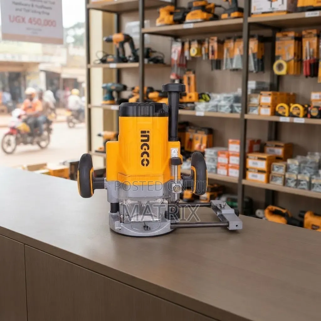 INGCO Electric Router 1600 Watts RT160028 - Orange/Grey