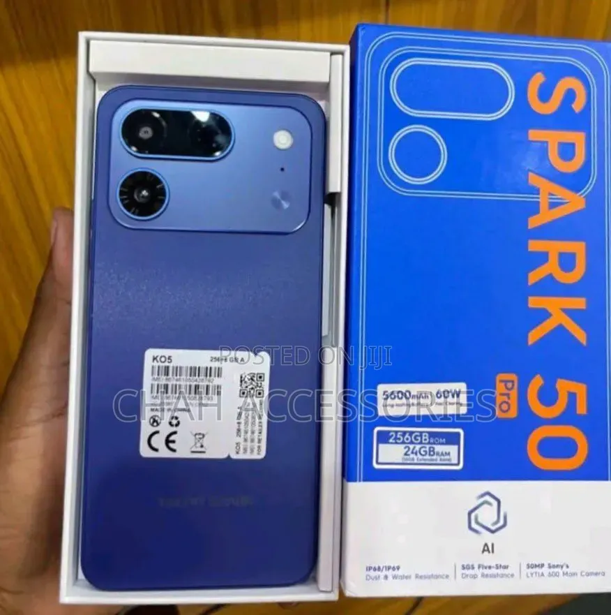 New Tecno Camon 50 Pro 256 GB Blue