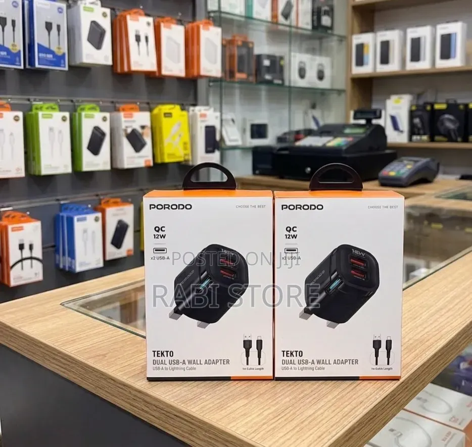 Adapter 12W With USB-A ,Porodo