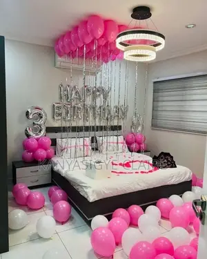 Luxurious Bedroom Decor for Birthday