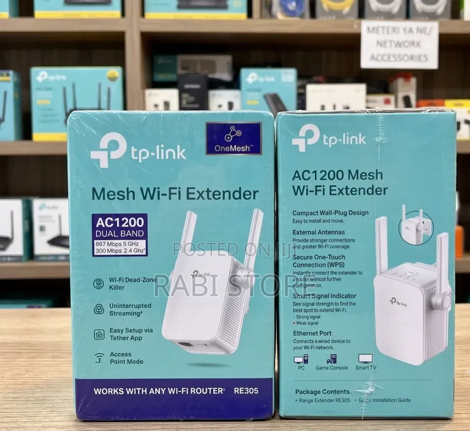 TP-Link (RE305) AC1200 (300+867) Band Universal Wifi Range Extender