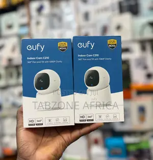 Eufy Security Indoor Cam C210, 1080p, Camera for Home, 360° Pan Tilt