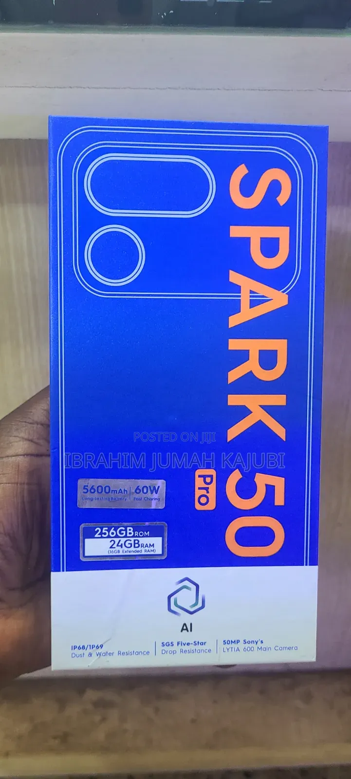 New Tecno Spark 50 Pro 256 GB Blue