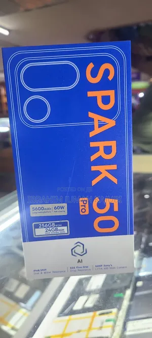 New Tecno Spark 50 Pro 256 GB Blue