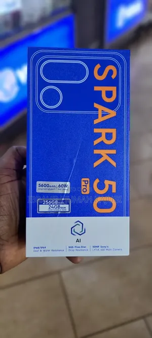 New Tecno Spark 50 Pro 256 GB Graphite