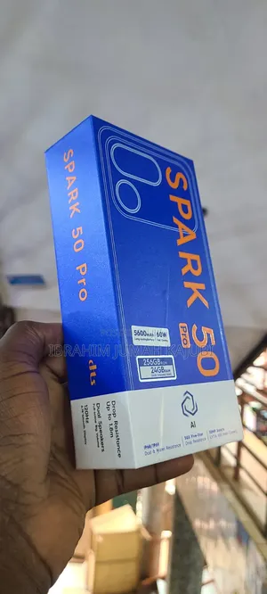 New Tecno Spark 50 Pro 256 GB Graphite