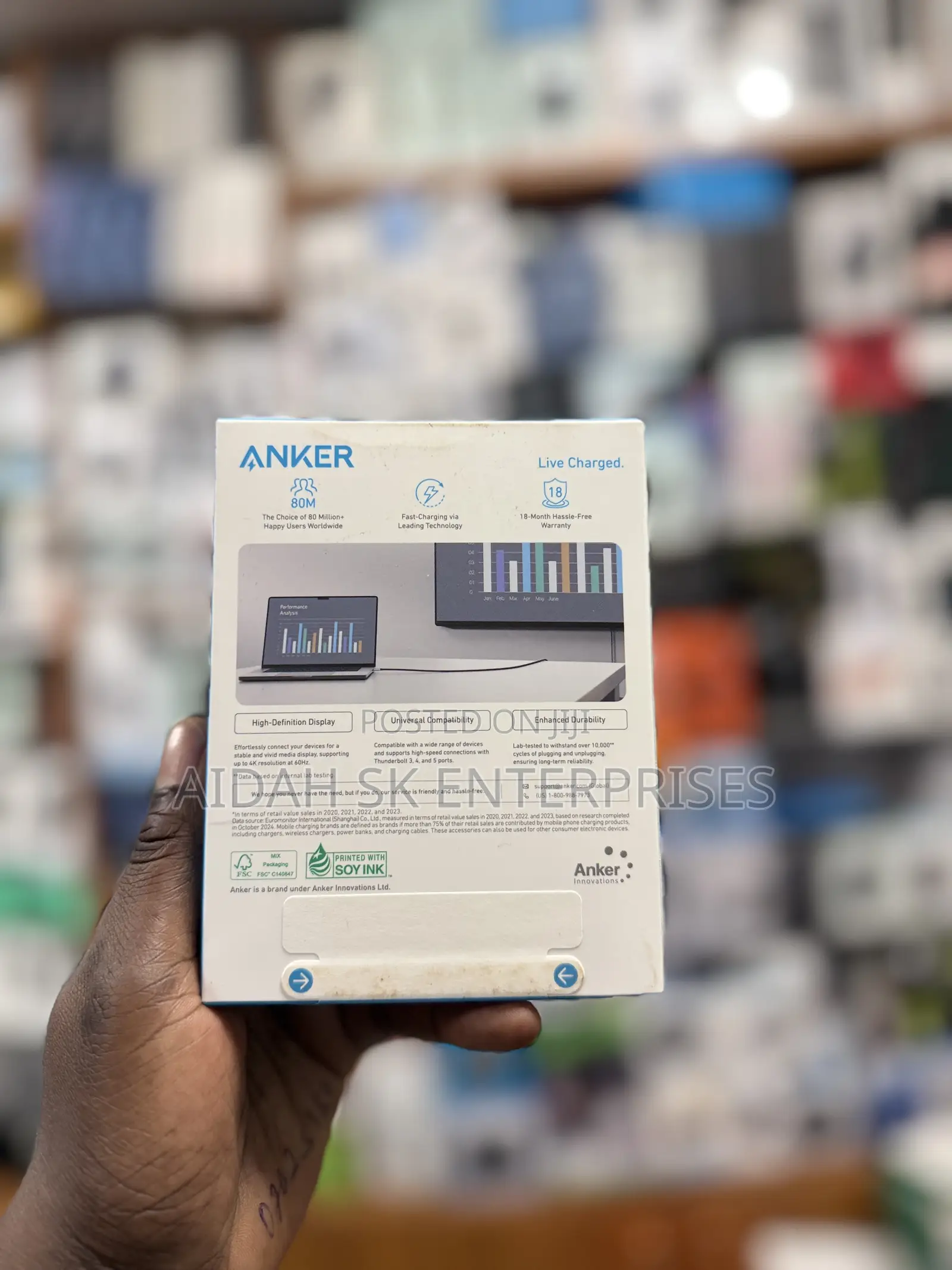 Anker Nano USB-C to HDMI Cable 6ft Nylon Braided