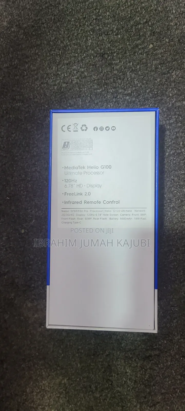 New Tecno Spark 50 Pro 256 GB White