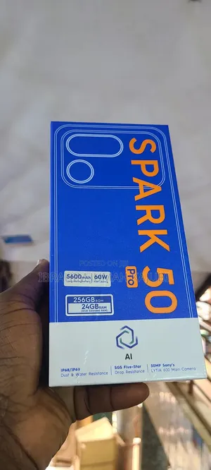 New Tecno Spark 50 Pro 256 GB White