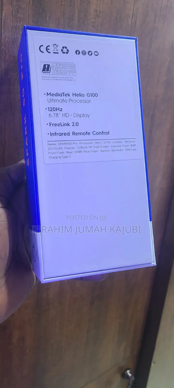 New Tecno Spark 50 Pro 256 GB Purple