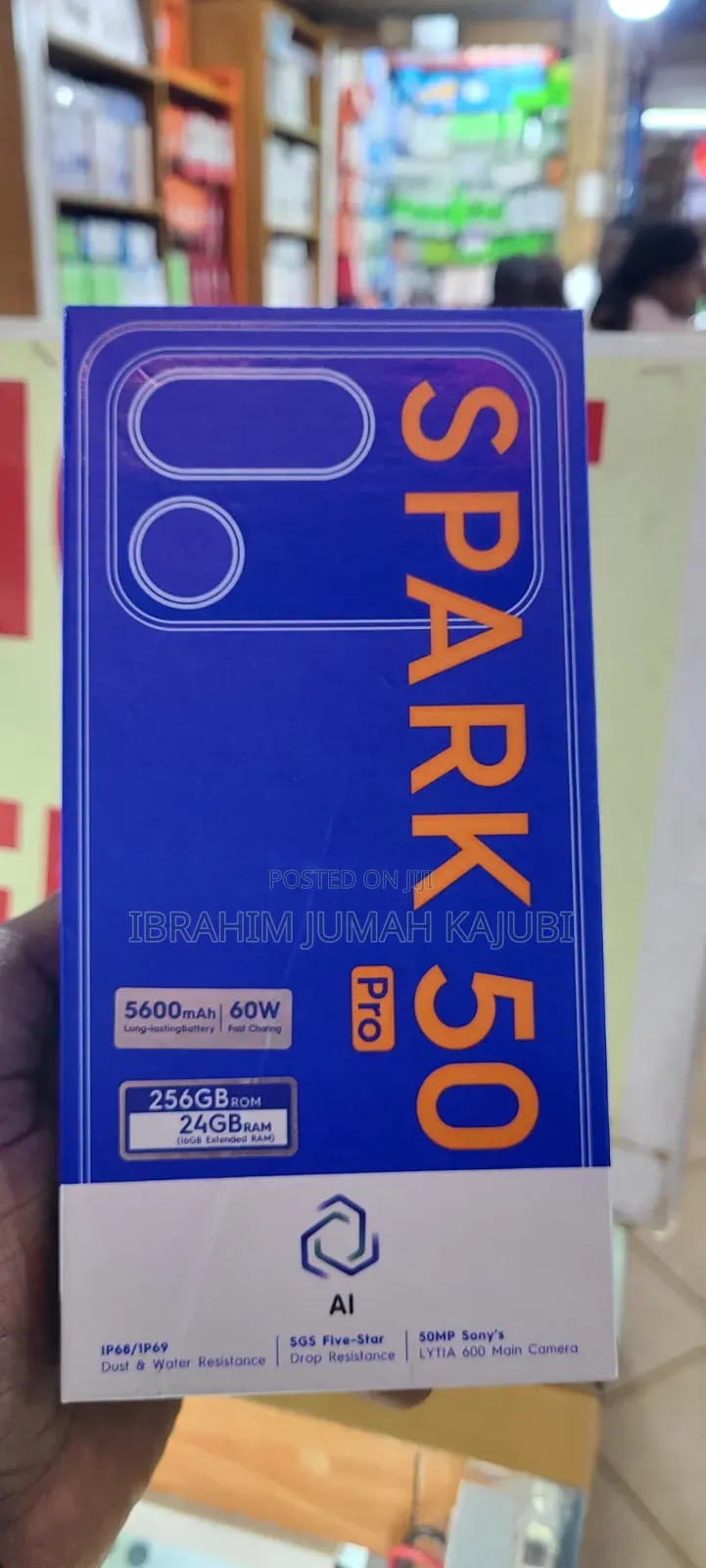 New Tecno Spark 50 Pro 256 GB Purple