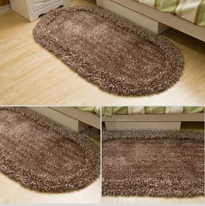 60*120cm Modern Oval Shaped Bedside Rug