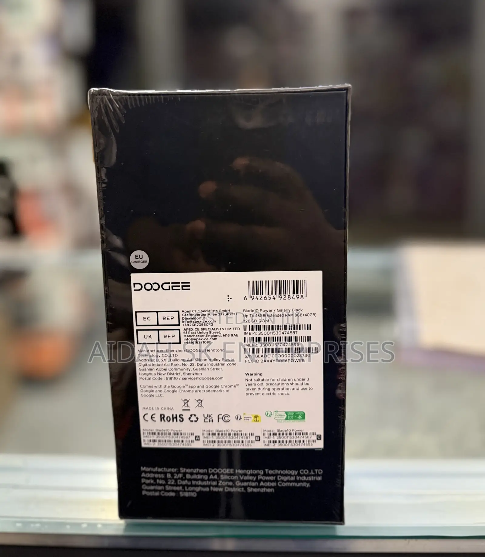 New Doogee Blade10 Pro 256 GB Black