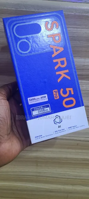 New Tecno Spark 50 Pro 256 GB Yellow