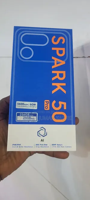 New Tecno Spark 50 Pro 256 GB Yellow