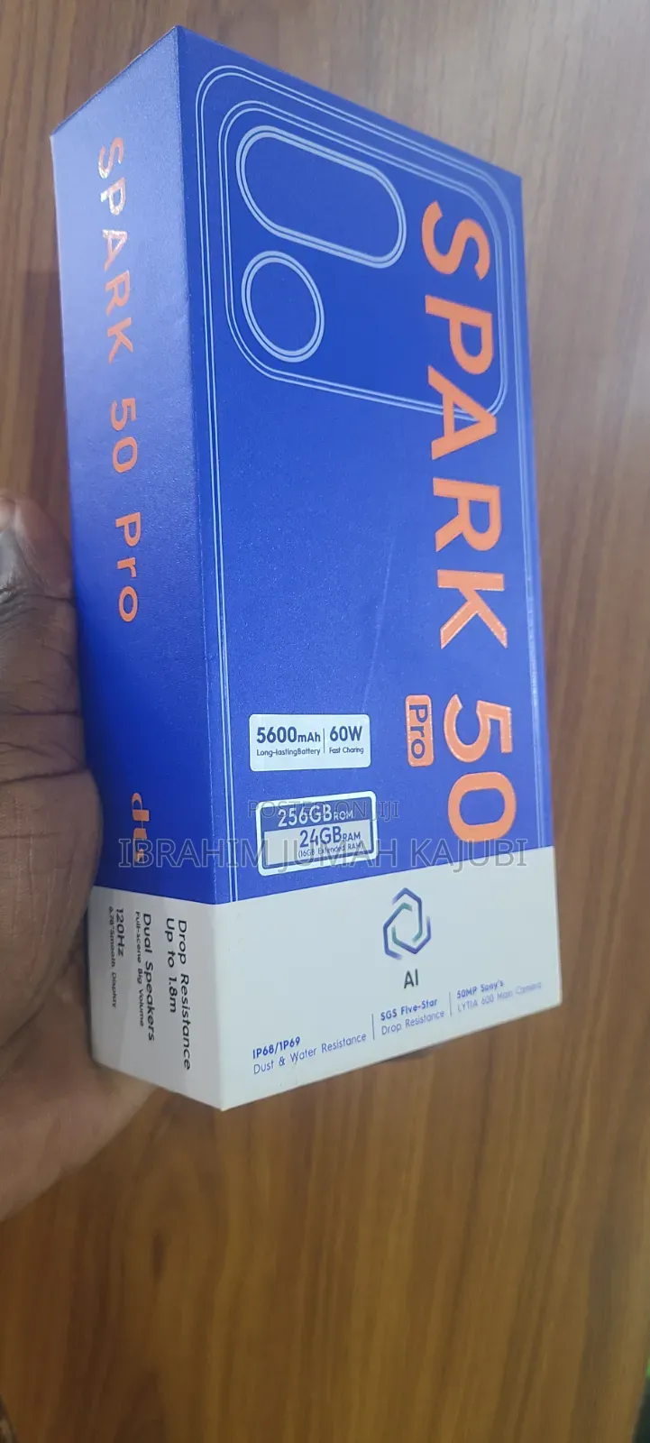 New Tecno Spark 50 Pro 256 GB Yellow