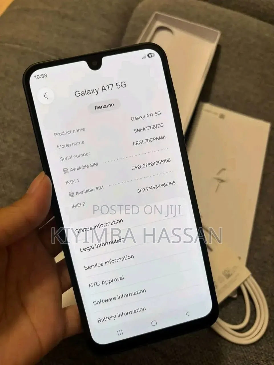 New Samsung Galaxy A17 5G 256 GB Gray