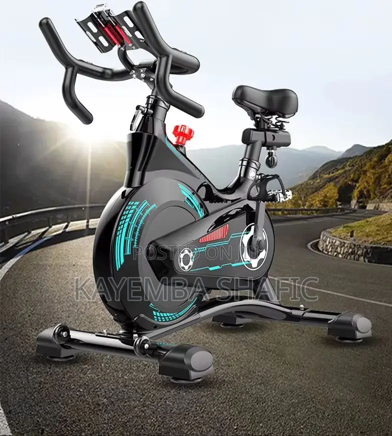 Maxsong Silent Magnetic Indoor Spinning Bike - Heavy Duty Gym Cycle