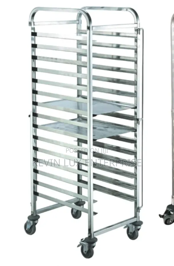 Movable Bread Tray Storage Trolley