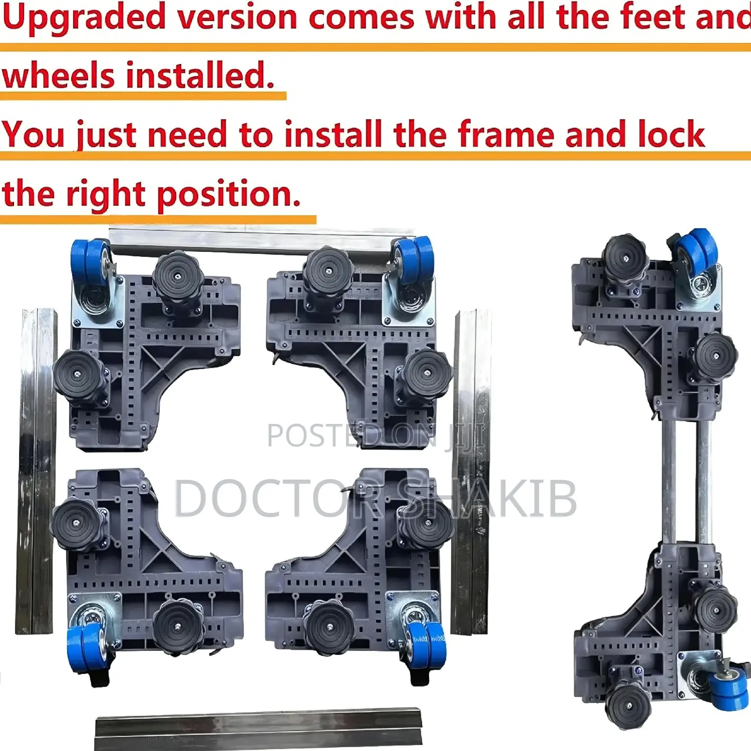Super Heavy Duty Adjustable, Multi-Functional Movable Base