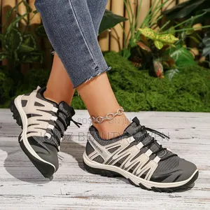 Black,beige Sneakers Women