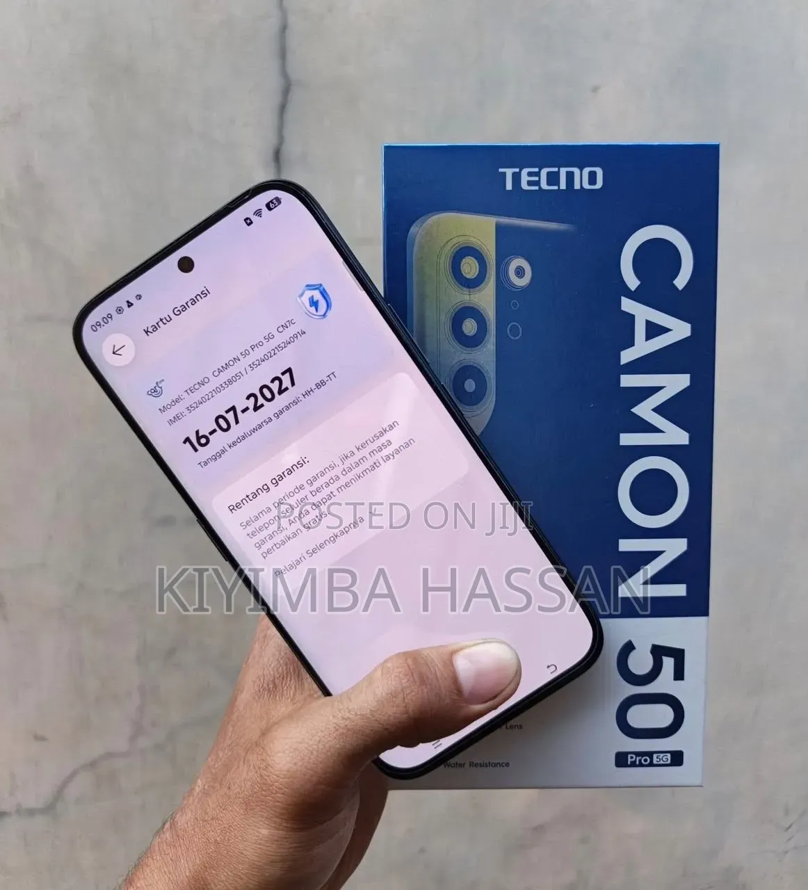 New Tecno Camon 50 Pro 256 GB Black