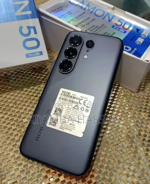 New Tecno Camon 50 Pro 256 GB Black