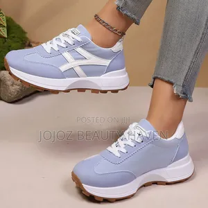 Purple ,Blue Suede Retro Platform Sneakers