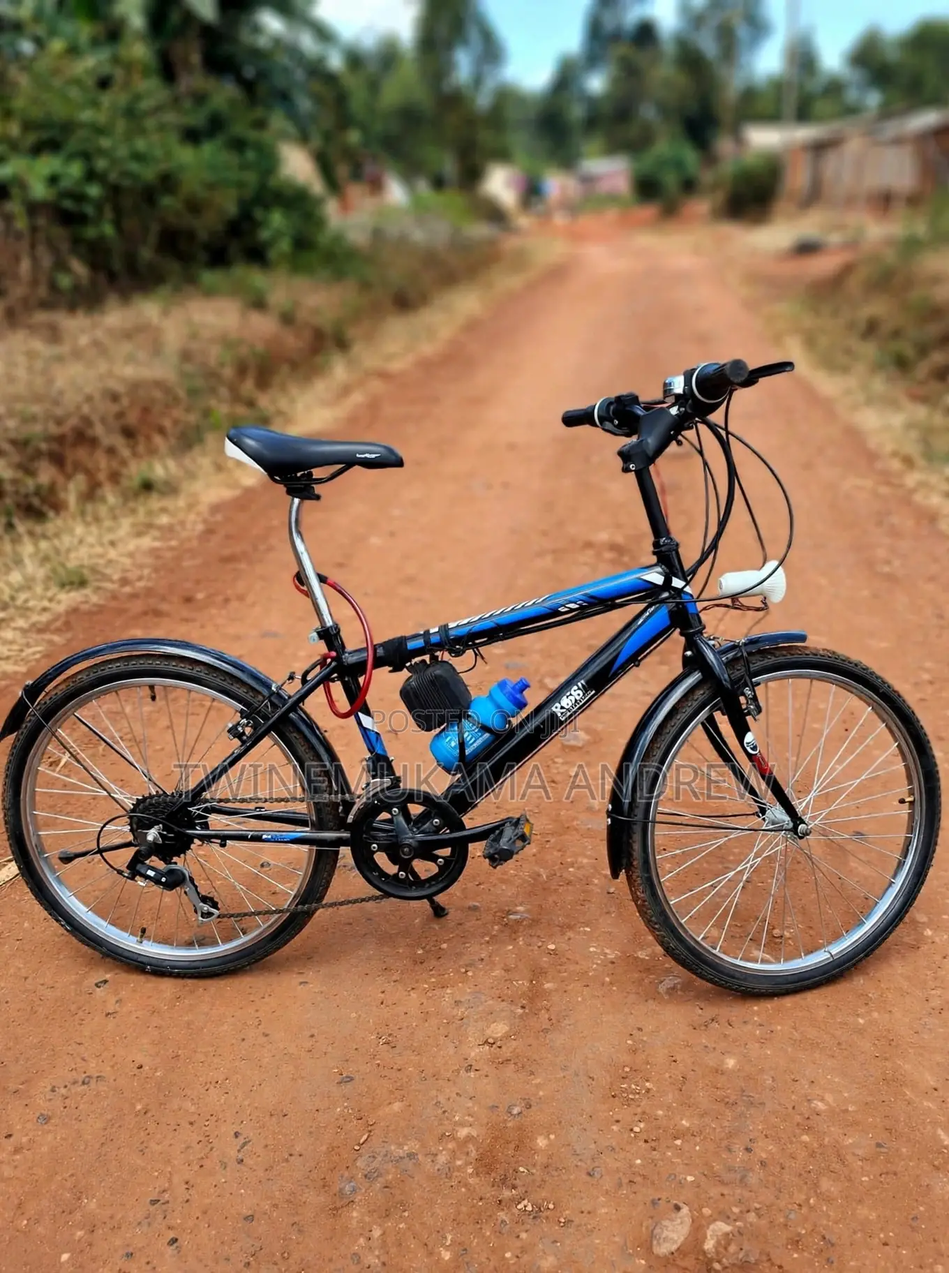 Folding Bike 26 Inch Black Blue Colour
