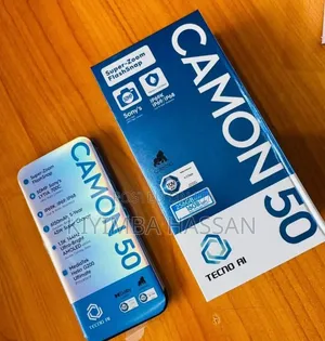 New Tecno Camon 50 256 GB Black