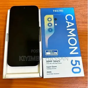 New Tecno Camon 50 256 GB Black