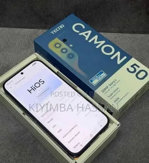New Tecno Camon 50 256 GB Black