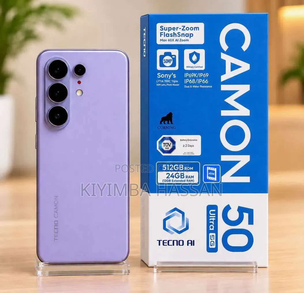 New Tecno Camon 50 Ultra 512 GB Pink