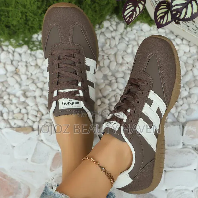 Retro-Style Patchwork Sneakers