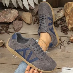 Retro-Style Colorblock Casual Sneakers