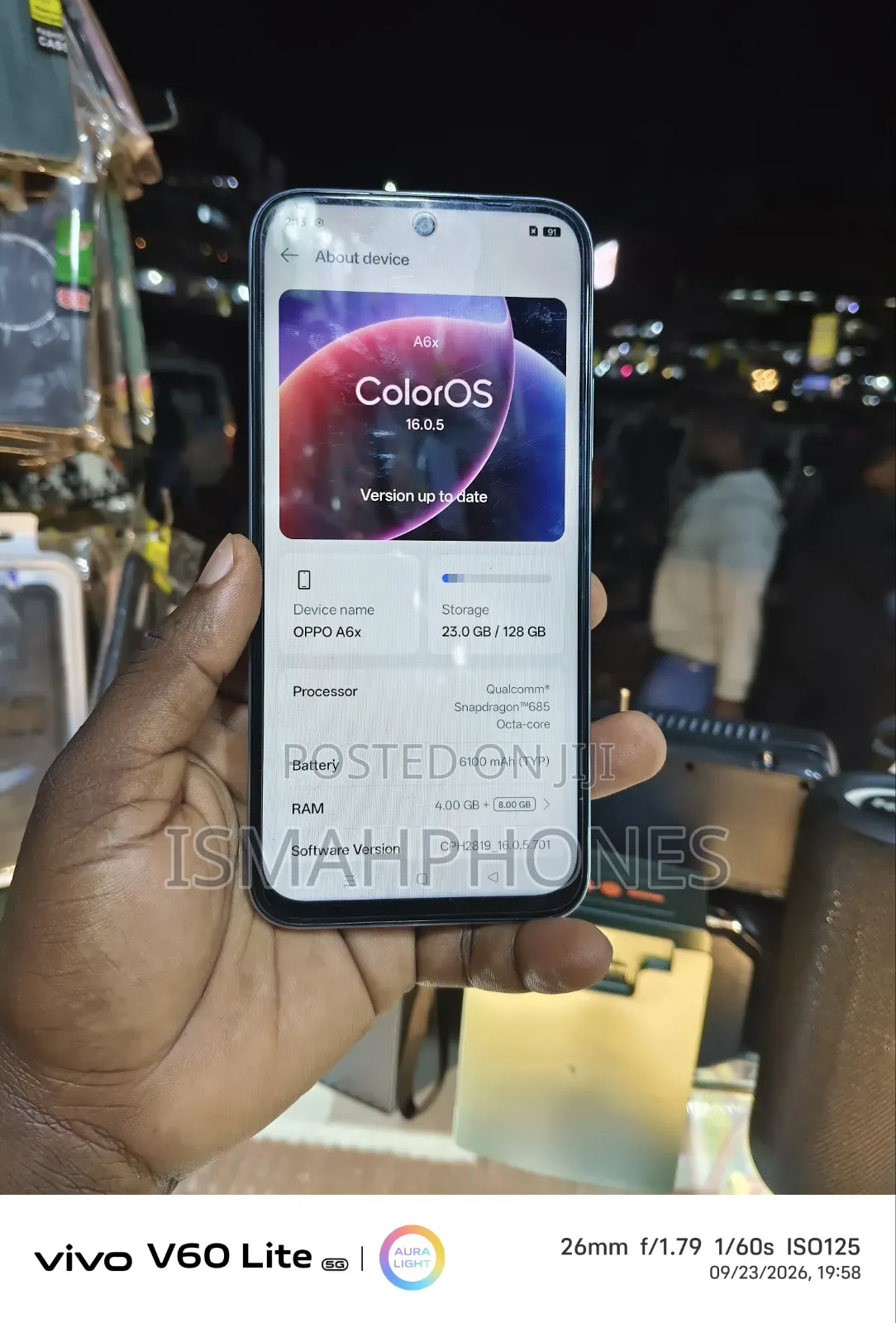 Oppo A6x 128 GB Blue