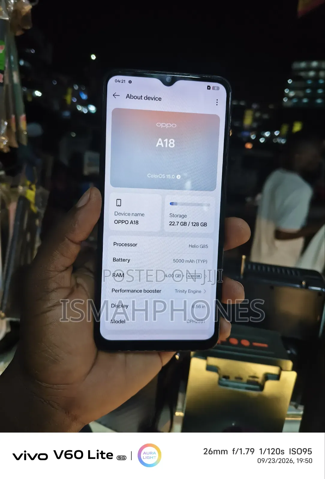 Oppo A18 128 GB Black