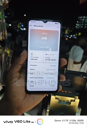 Oppo A18 128 GB Black