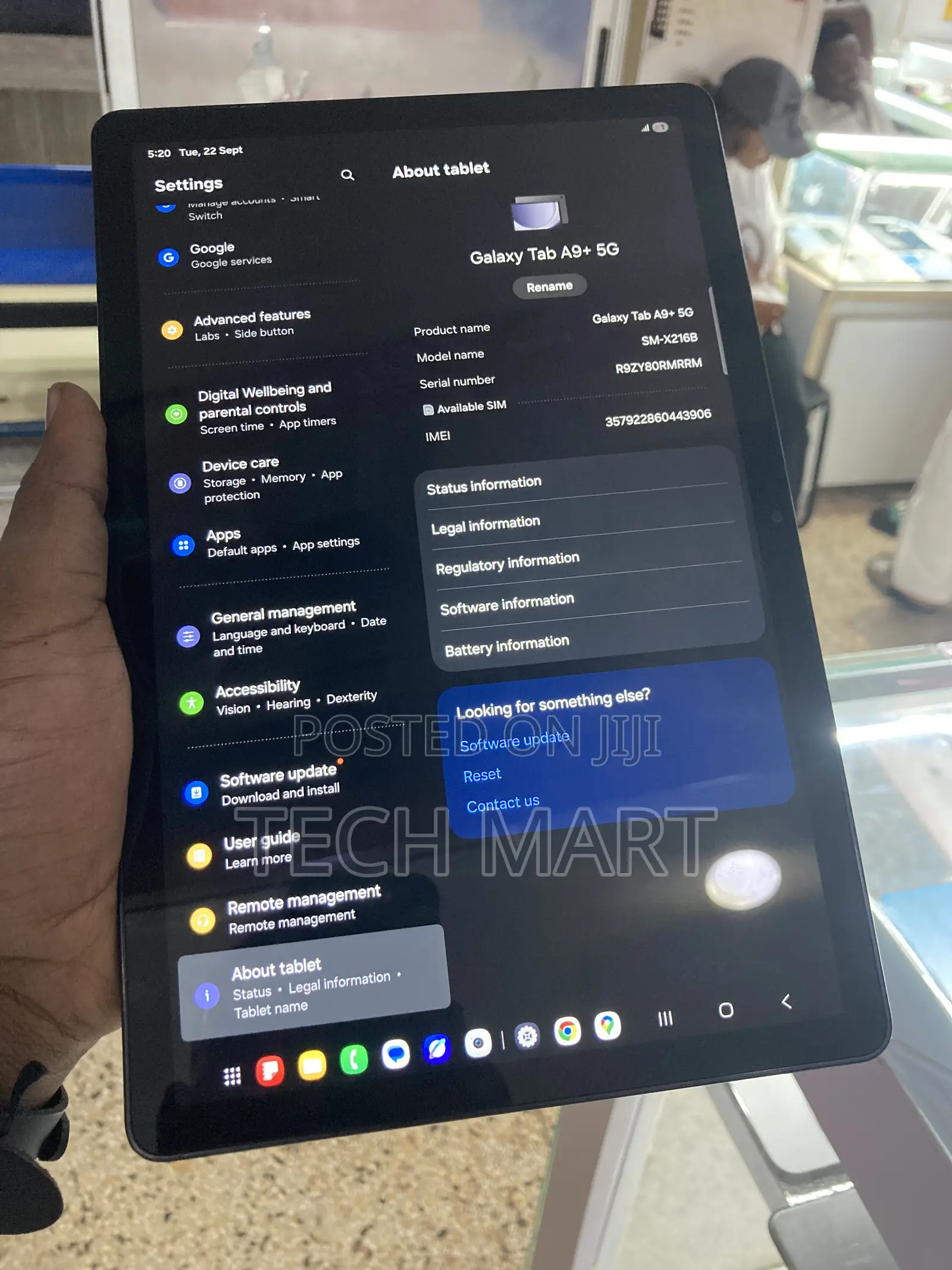 Samsung Galaxy Tab A9+ 128 GB Black